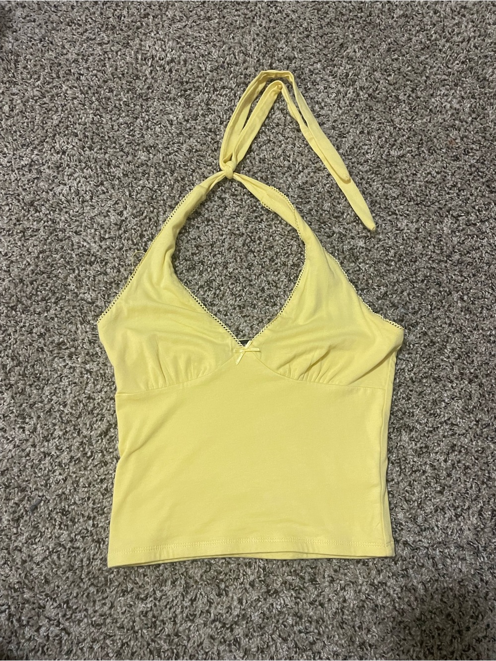 Ambiance Yellow Halter Camisole
